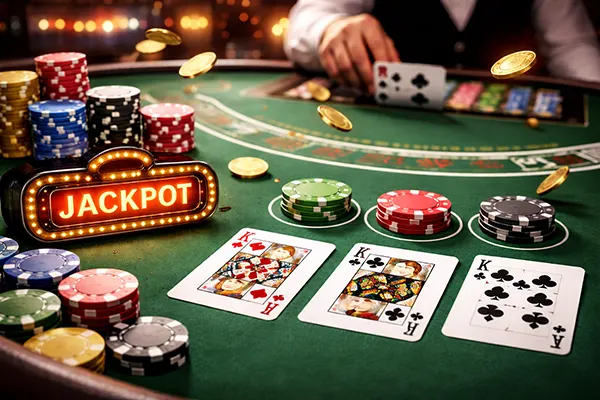 Blackjack side bet chips