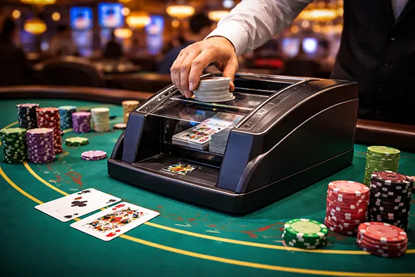 Multi-deck shoe cards