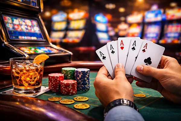 poker machine display