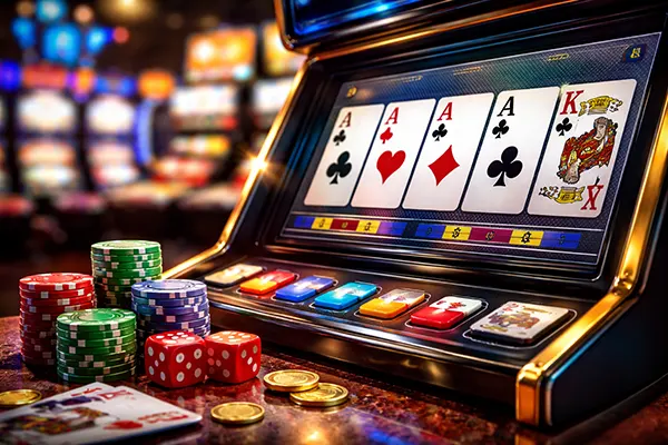 poker machine display